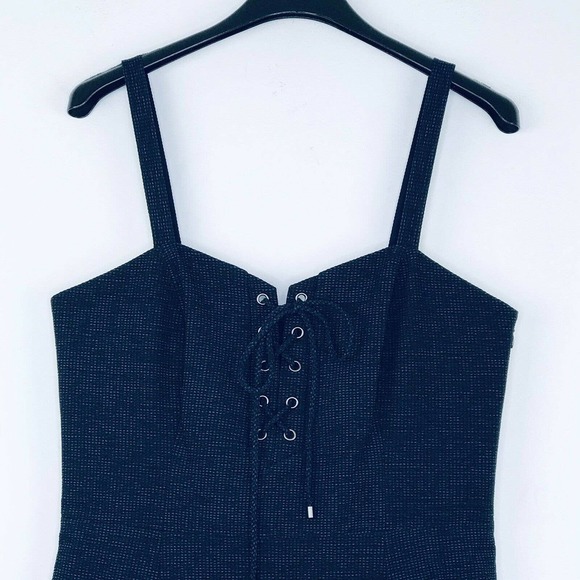 Polo Ralph Lauren 2 Dress Indigo Blue Tie Front - Picture 2 of 6